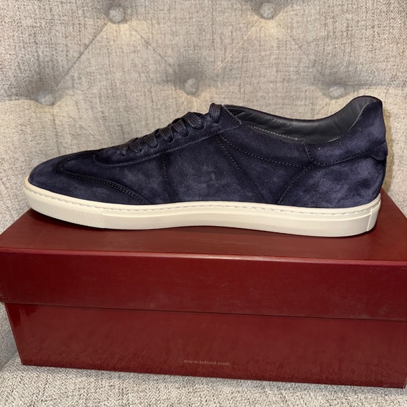To Boot New York Wilton Suede Blue Low-Top Sneakers $425 size 13(46) main image 5